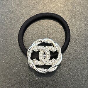 NIB CC Black and Silver Hair Accessory